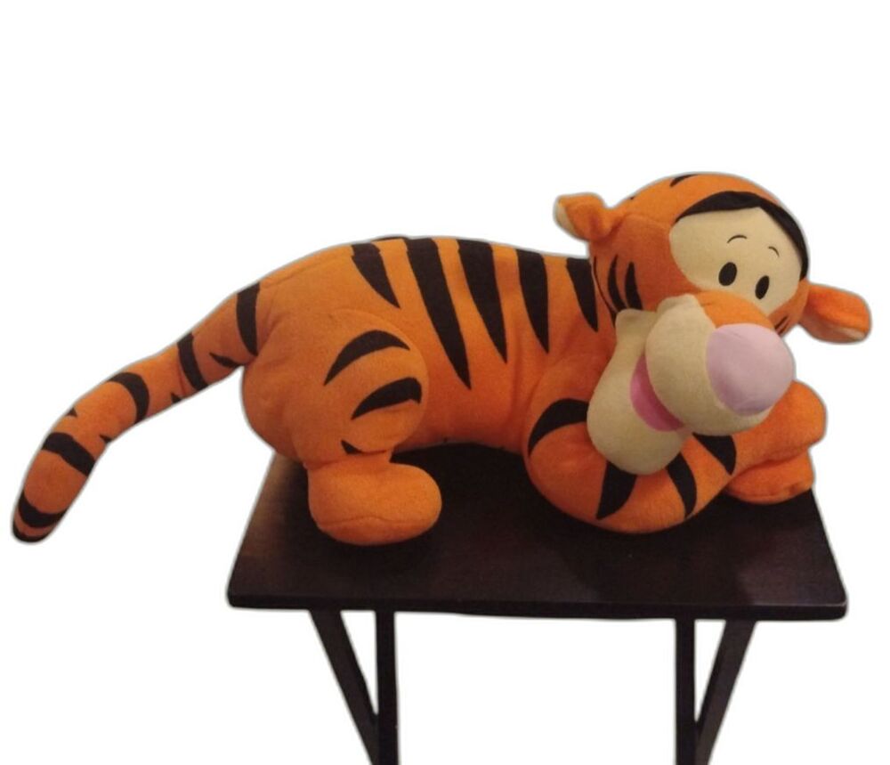 Vintage 2001 Disney Fisher-Price Tigger Large Lounging Plush Winnie The Pooh